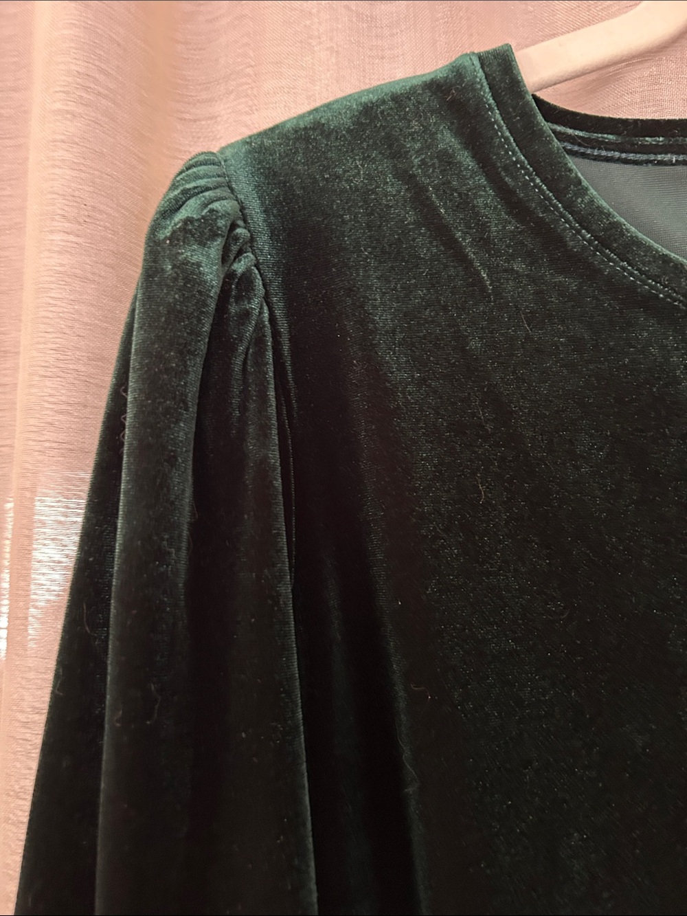 Chico’s dark green ls blouse in deep green, L